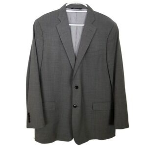 Brooks Brothers 346 Men Wool Blend Blazer Sz 46 R Gray Suit  Jacket  Preppy